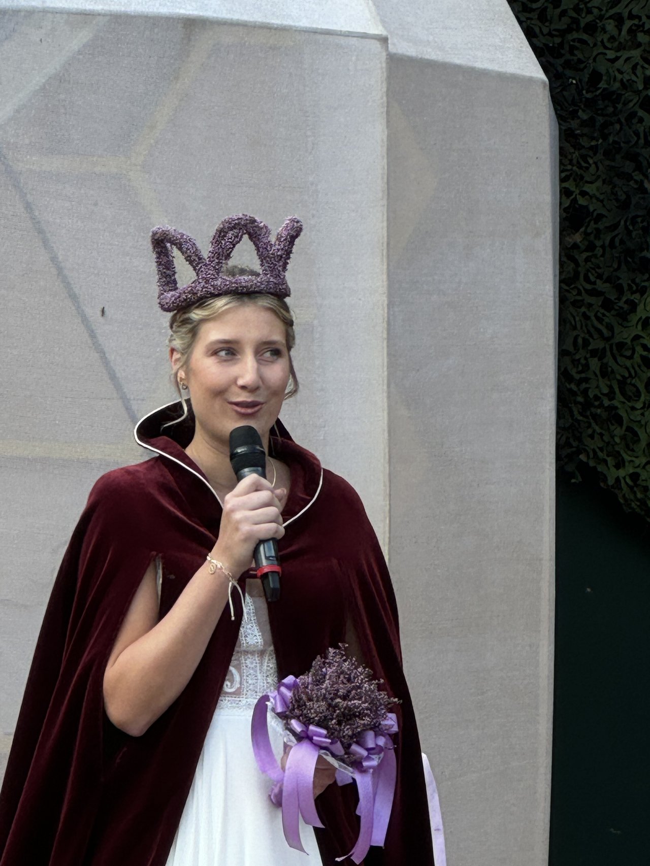 Bild von Johanna beim Heideblütenfest